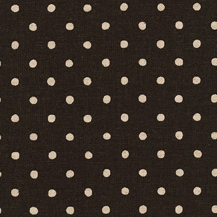 Sevenberry: Canvas Natural Dots fabric