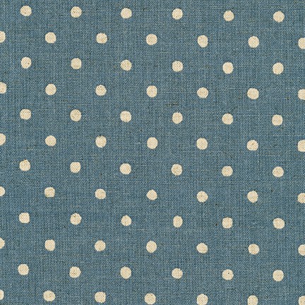 Sevenberry: Canvas Natural Dots fabric