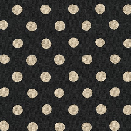 Sevenberry: Canvas Natural Dots fabric