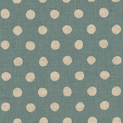 Sevenberry: Canvas Natural Dots fabric