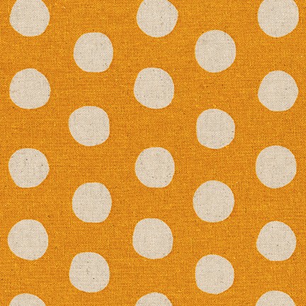 Sevenberry: Canvas Natural Dots fabric