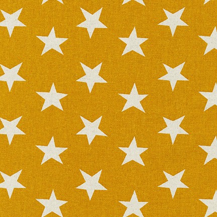 Sevenberry: Canvas Natural Stars fabric