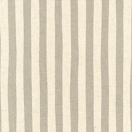 Sevenberry: Canvas Natural Stripes fabric