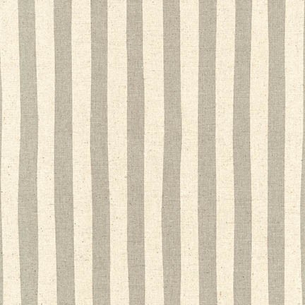 Sevenberry: Canvas Natural Stripes fabric