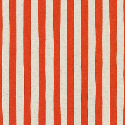 Sevenberry: Canvas Natural Stripes fabric