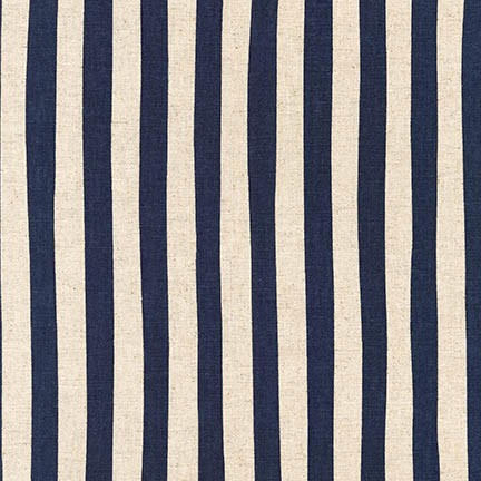 Sevenberry: Canvas Natural Stripes fabric