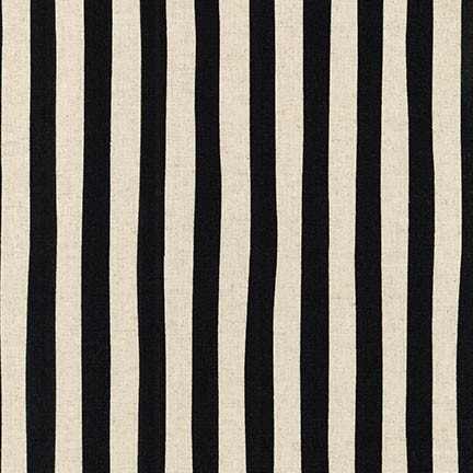 Sevenberry: Canvas Natural Stripes fabric