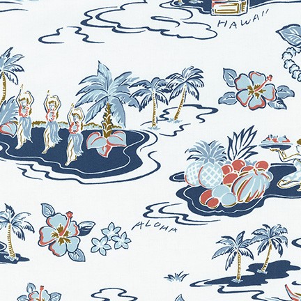 EcoVero Aloha Prints fabric