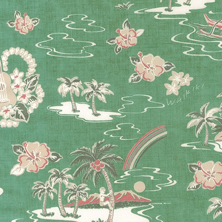 EcoVero Aloha Prints fabric