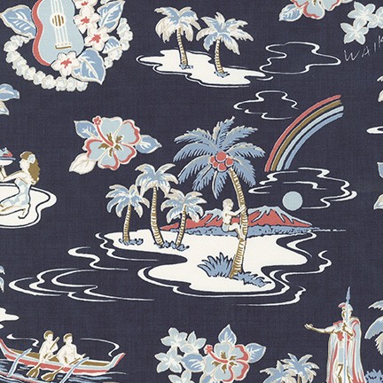 EcoVero Aloha Prints fabric