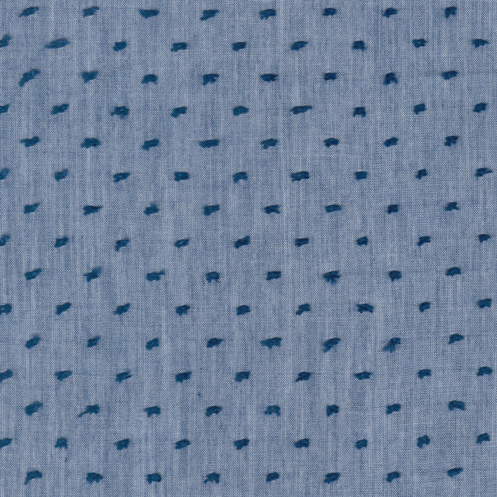 Swiss Dot Chambray fabric
