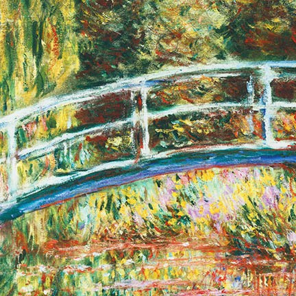 Claude Monet fabric