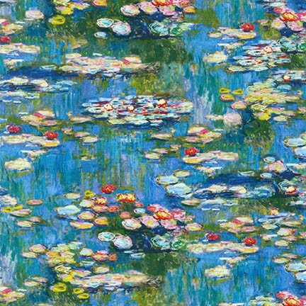 Claude Monet fabric