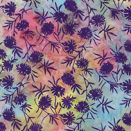 Artisan Batiks: Watercolor Blossoms fabric