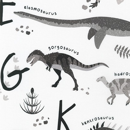 Alphabetosaurus fabric