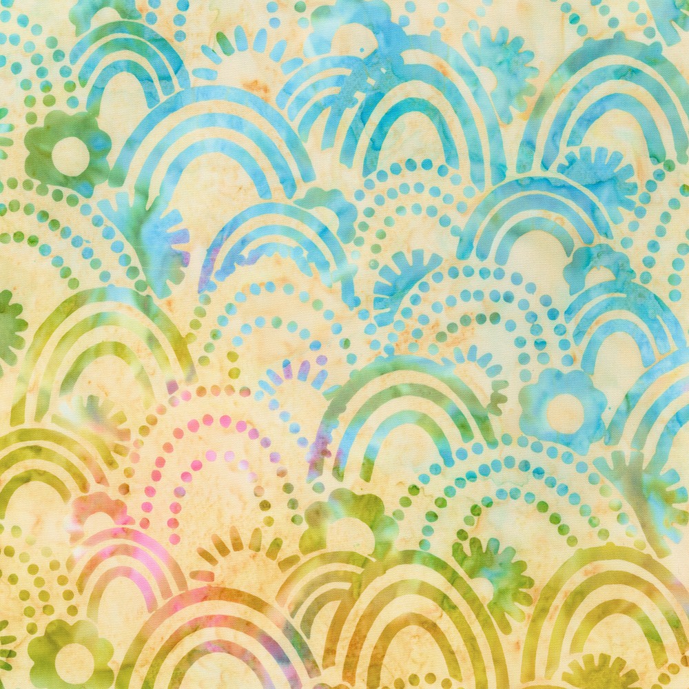 Artisan Batiks: Retro Rainbow fabric