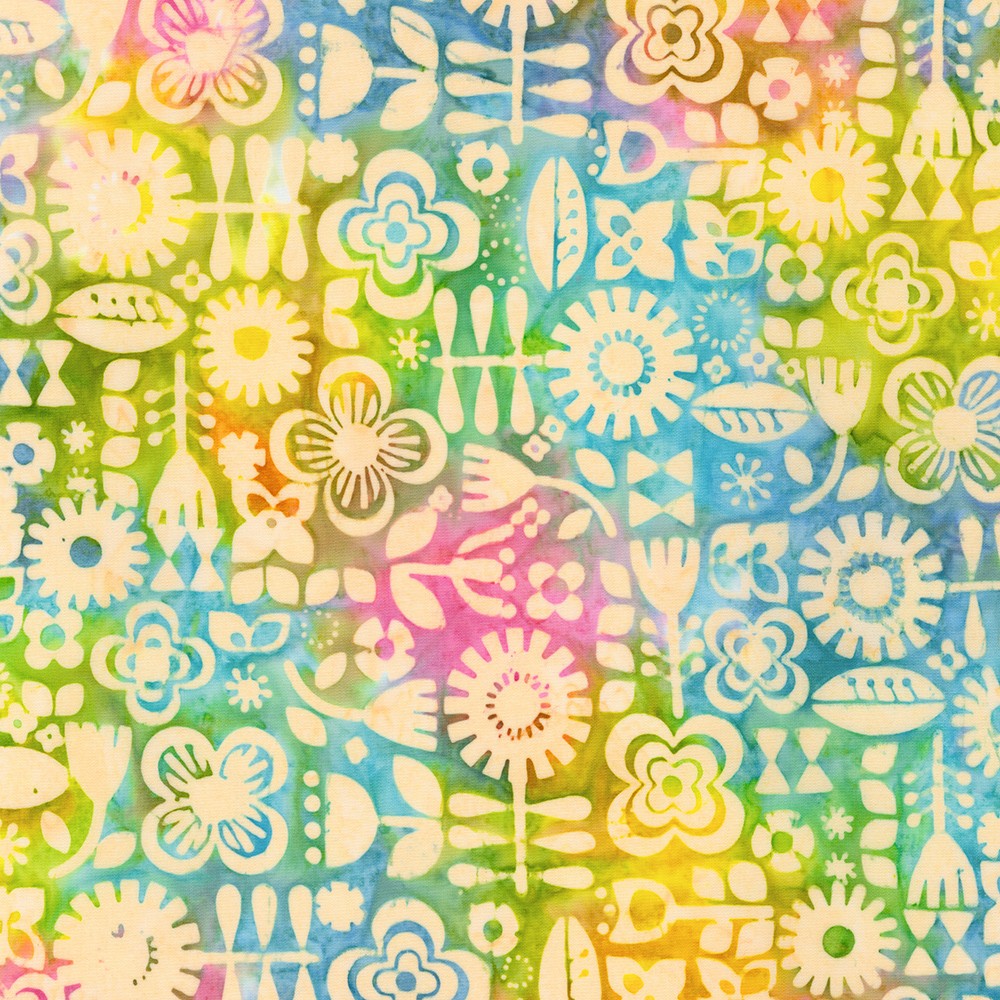 Artisan Batiks: Retro Rainbow fabric