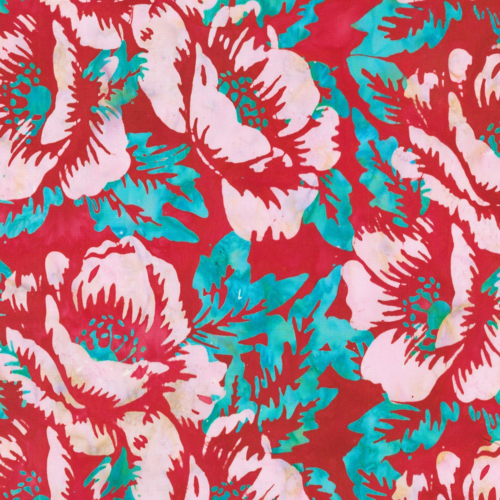 Artisan Batiks: Wild Poppies fabric