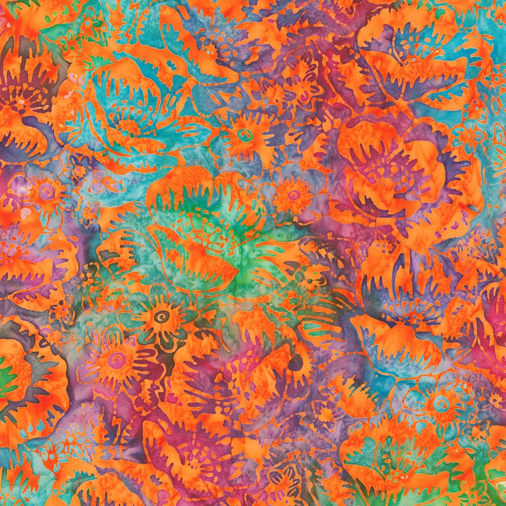 Artisan Batiks: Wild Poppies fabric