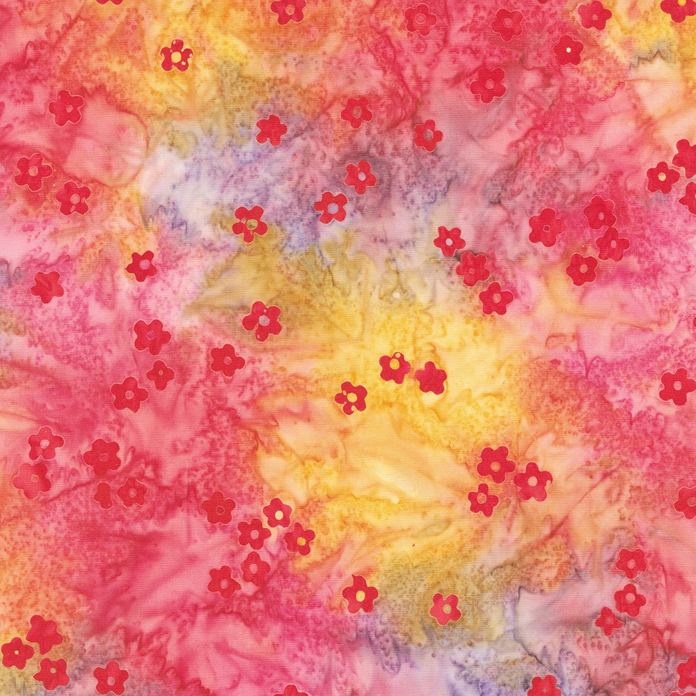 Artisan Batiks: Wild Poppies fabric