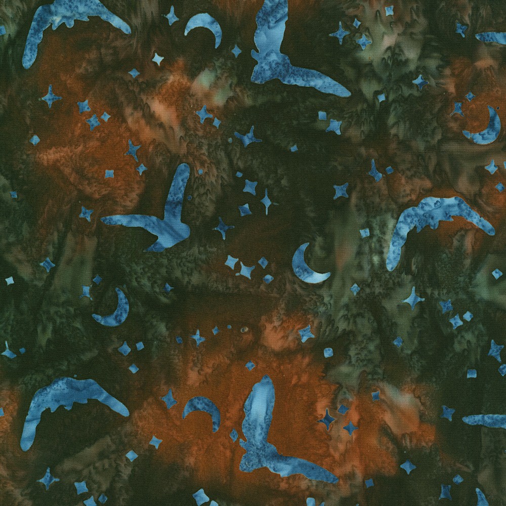 Artisan Batiks: Midnight Owls fabric