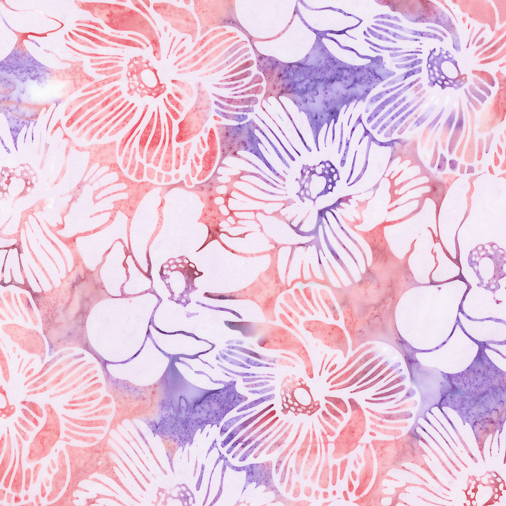 Artisan Batiks: Serene Bouquet fabric