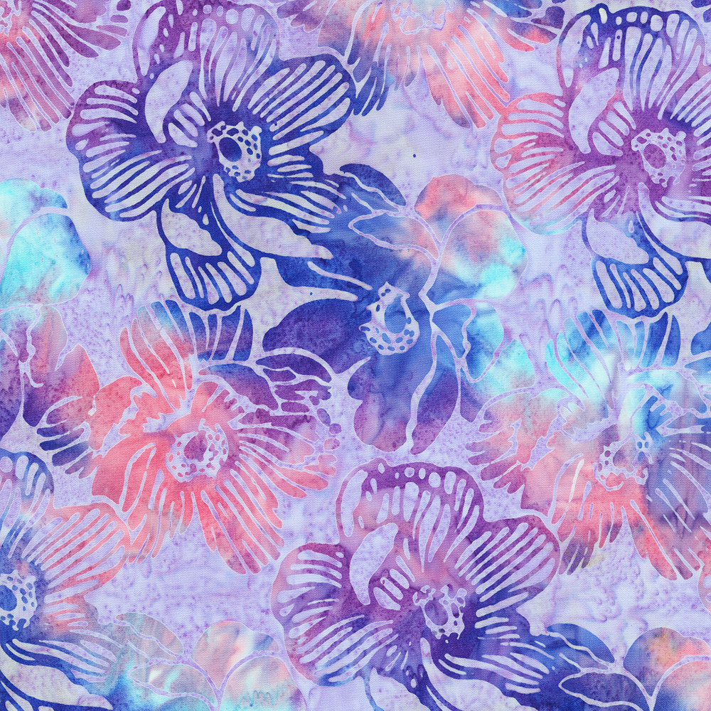 Artisan Batiks: Serene Bouquet fabric
