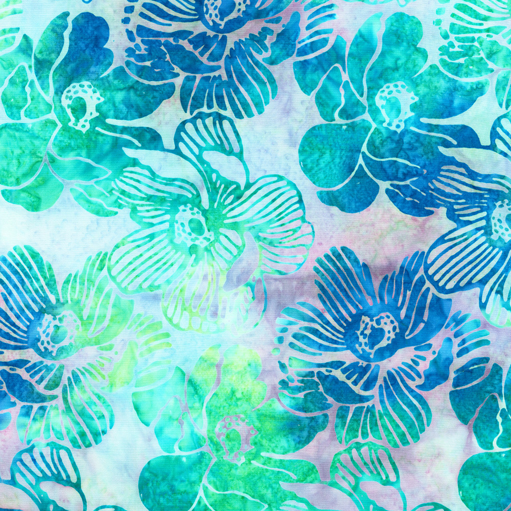 Artisan Batiks: Serene Bouquet fabric