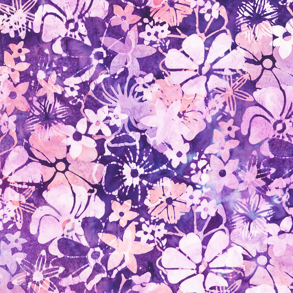 Artisan Batiks: Serene Bouquet fabric