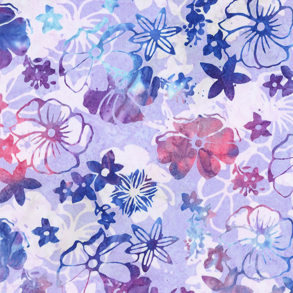 Artisan Batiks: Serene Bouquet fabric