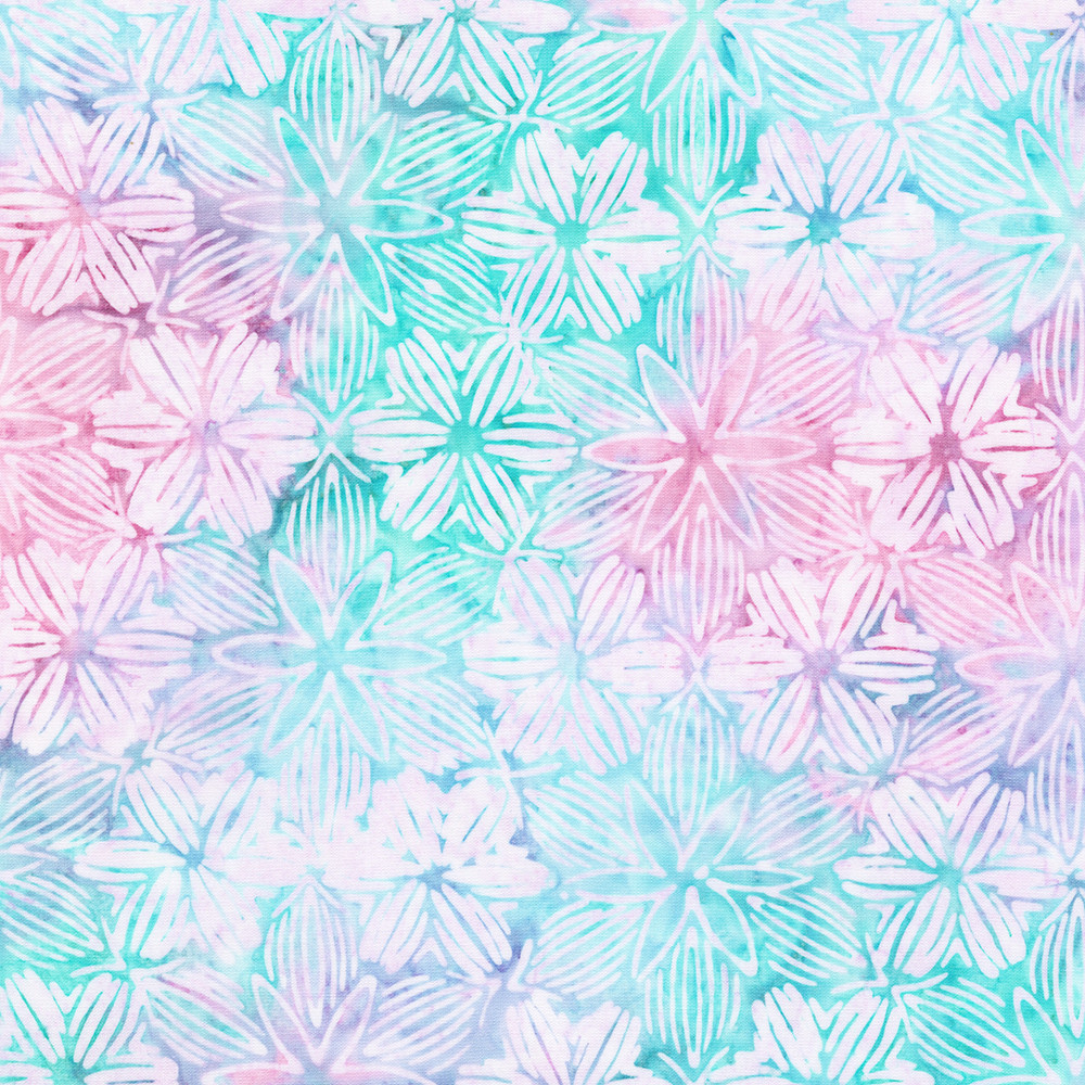 Artisan Batiks: Serene Bouquet fabric