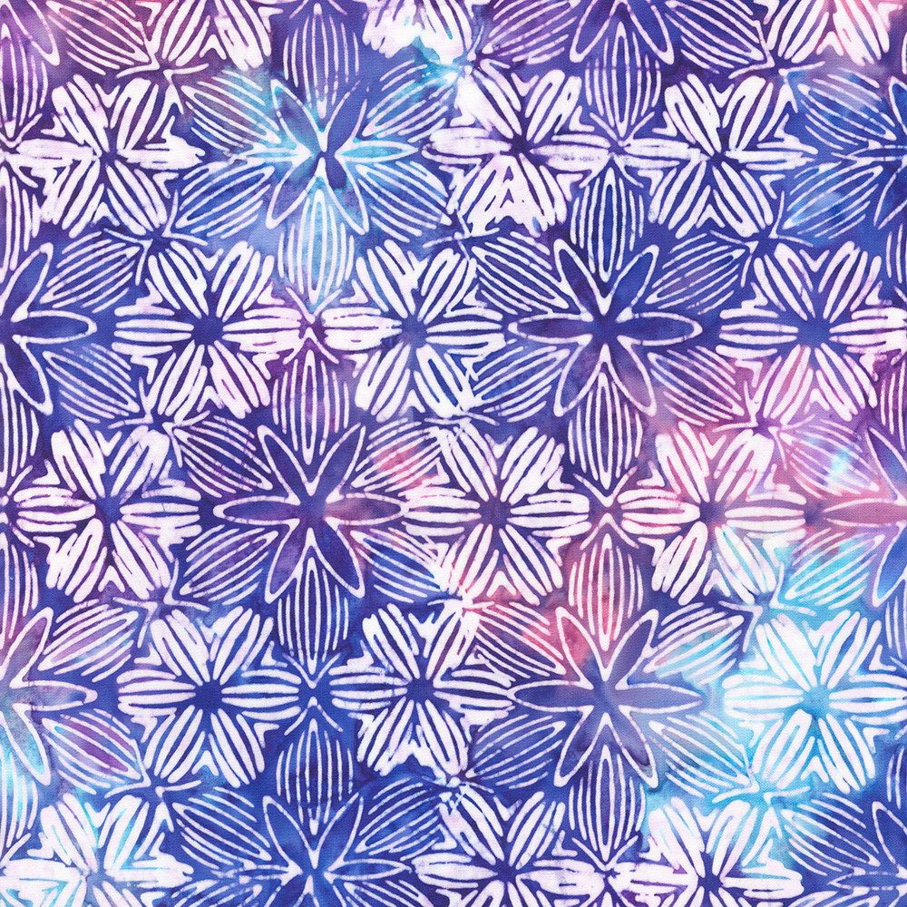 Artisan Batiks: Serene Bouquet fabric