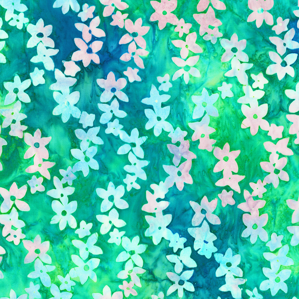 Artisan Batiks: Serene Bouquet fabric