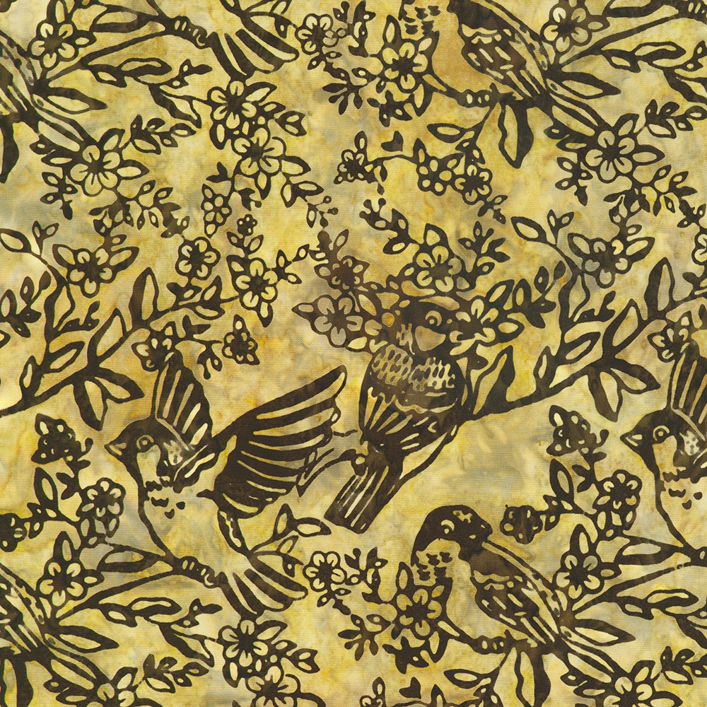 Artisan Batiks: Backyard Birds fabric
