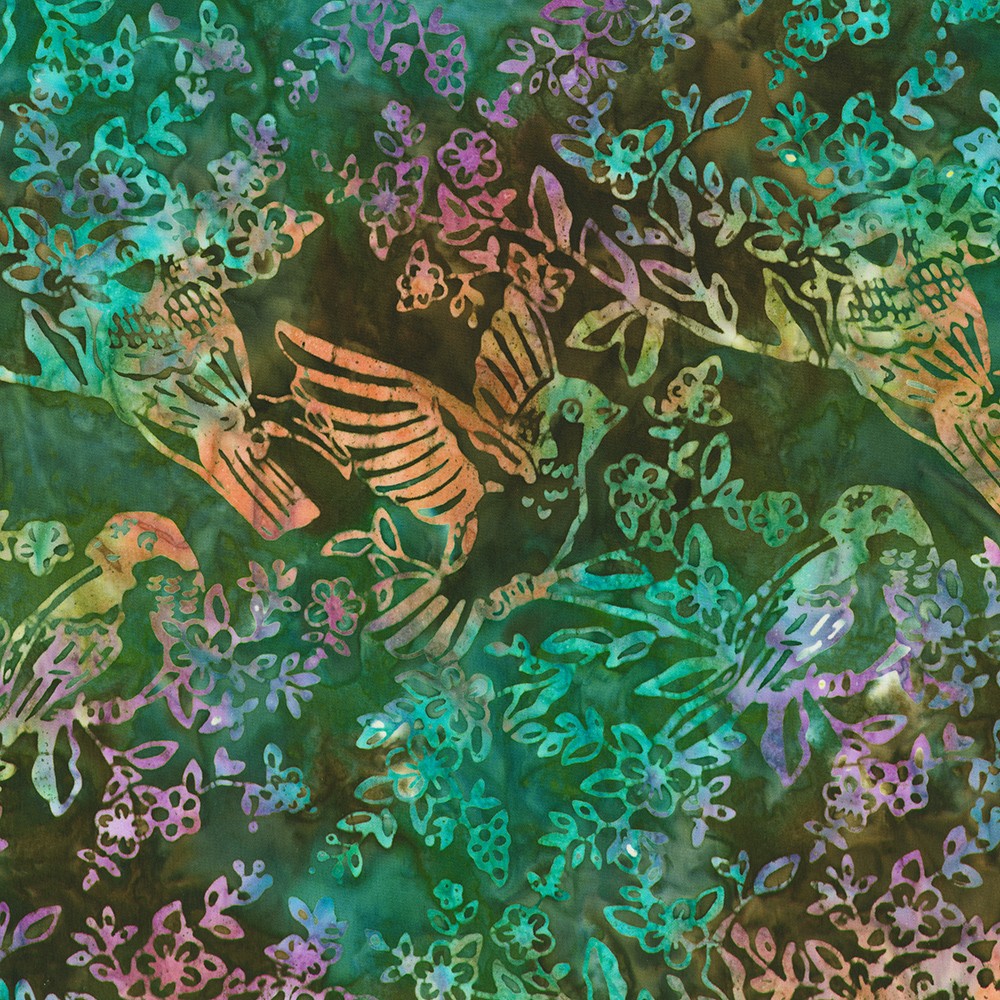 Artisan Batiks:  Backyard Birds fabric