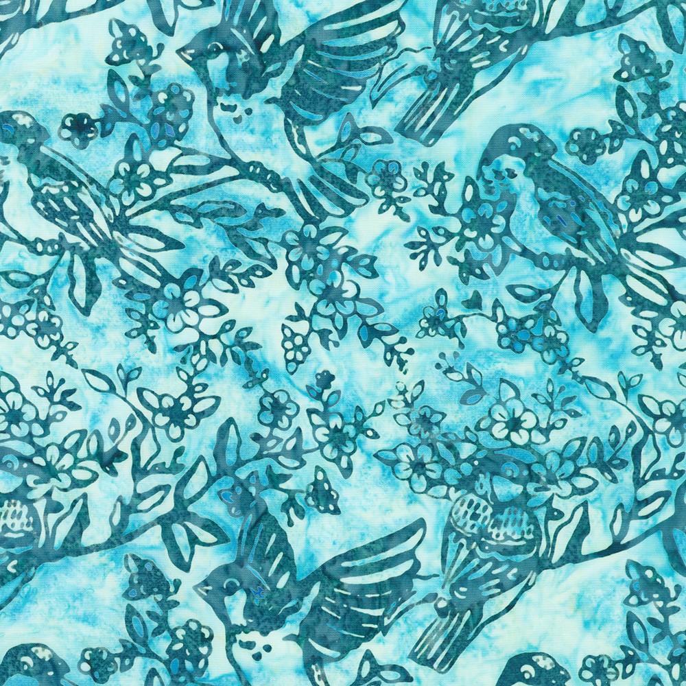 Artisan Batiks:  Backyard Birds fabric