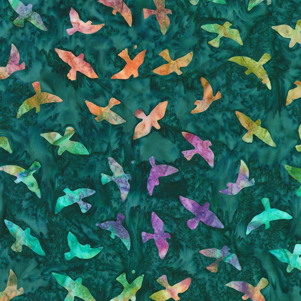 Artisan Batiks: Backyard Birds fabric