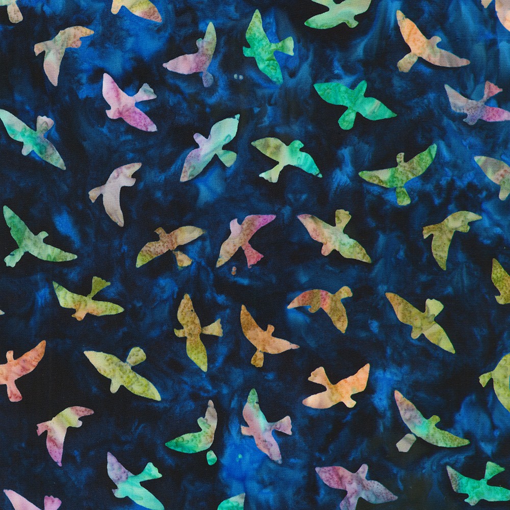Artisan Batiks: Backyard Birds fabric
