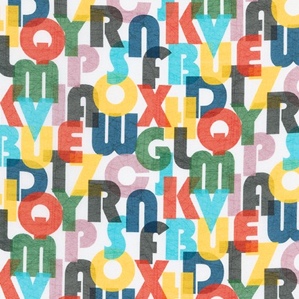 A to Z Animals fabric