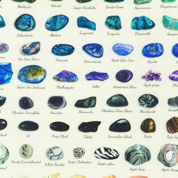 The Gem Collector fabric