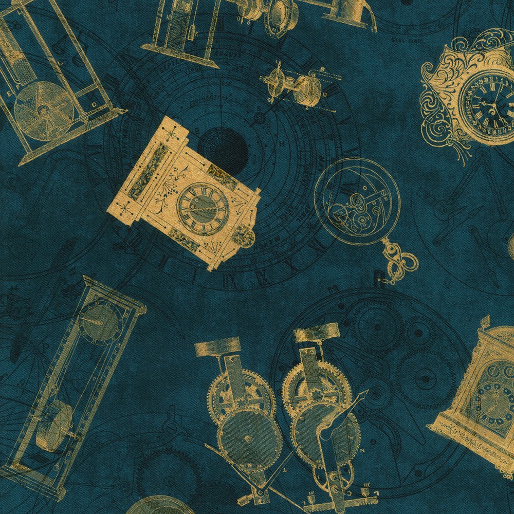 Instruments of the Hours fabric