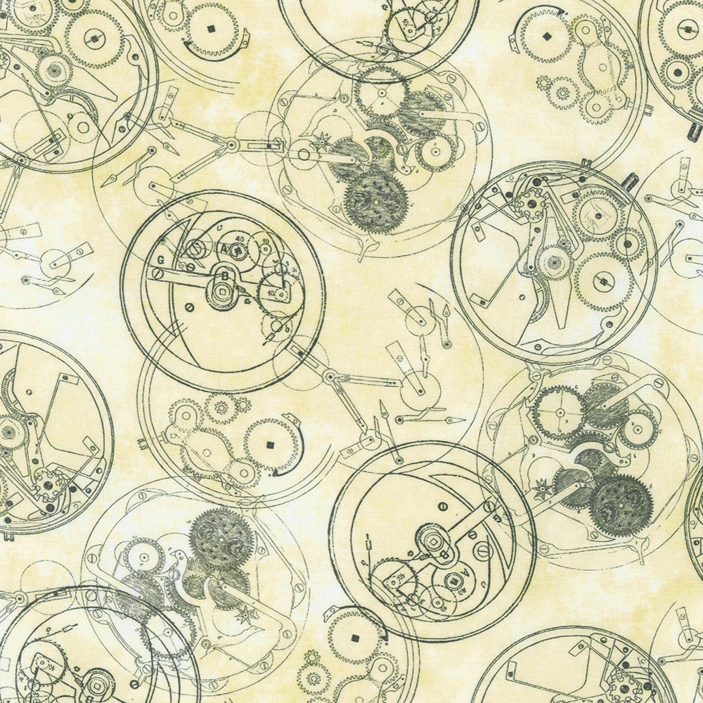 Instruments of the Hours fabric