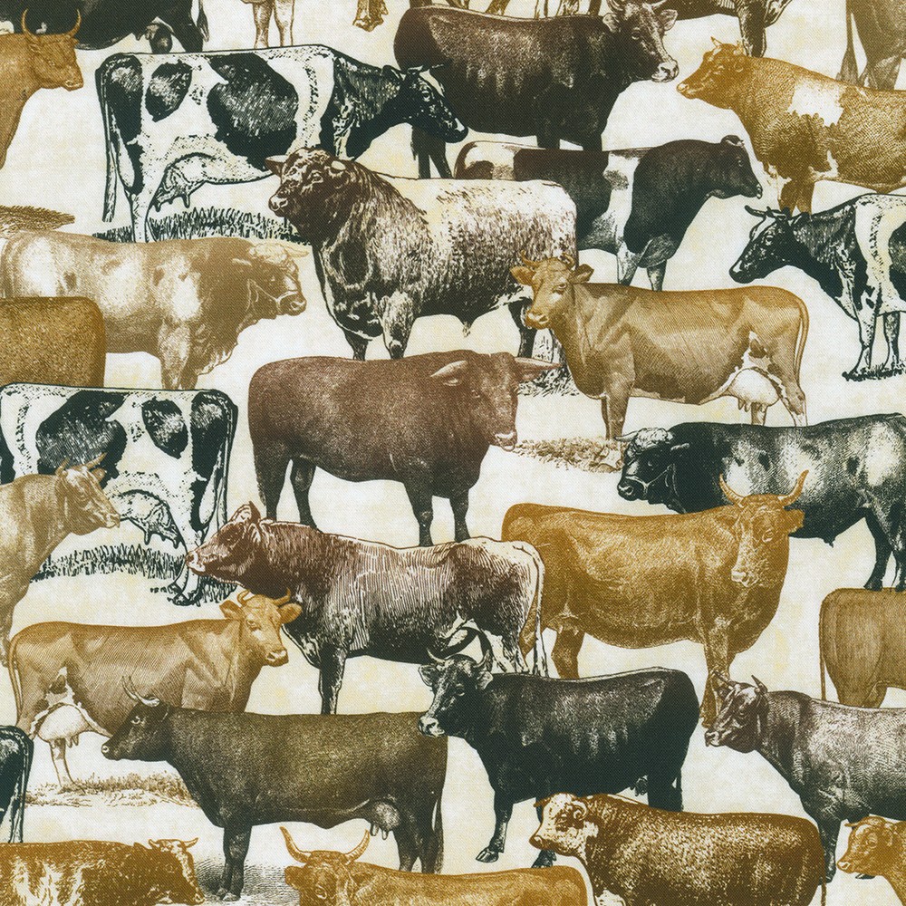 Vintage Farm Life fabric