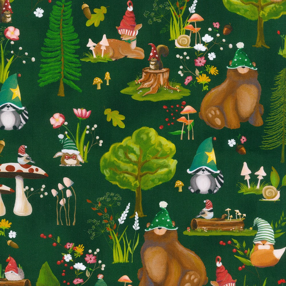 Gnomeland Critters fabric