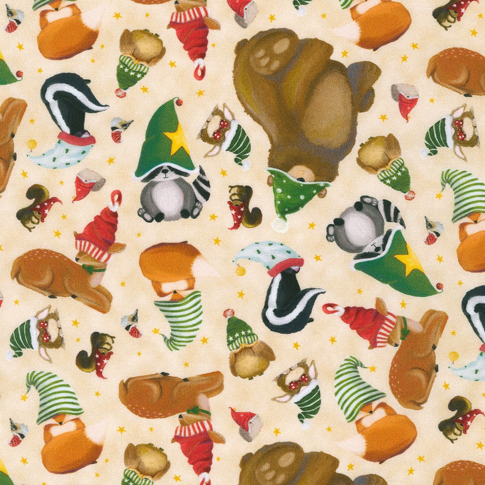 Gnomeland Critters fabric