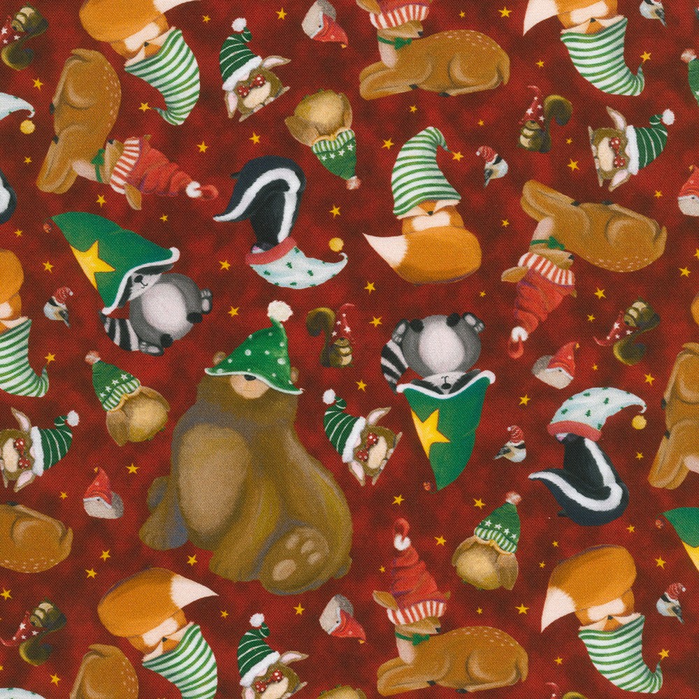 Gnomeland Critters fabric