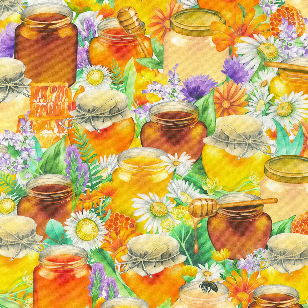 Honey Flower fabric