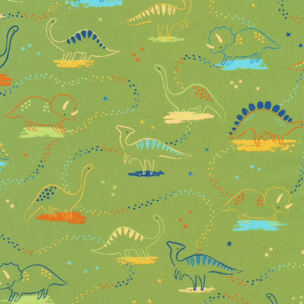 Dino Darlings fabric