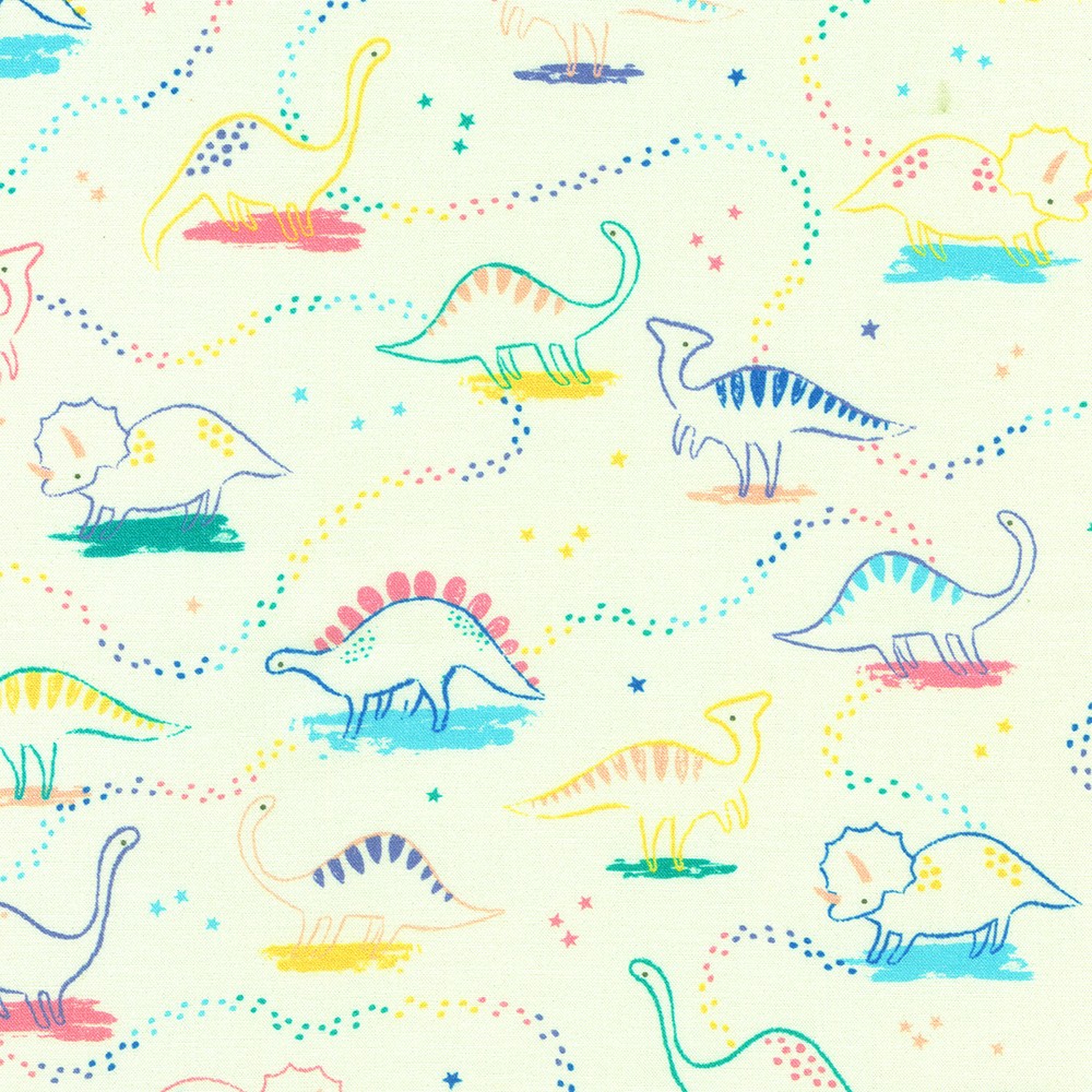 Dino Darlings fabric