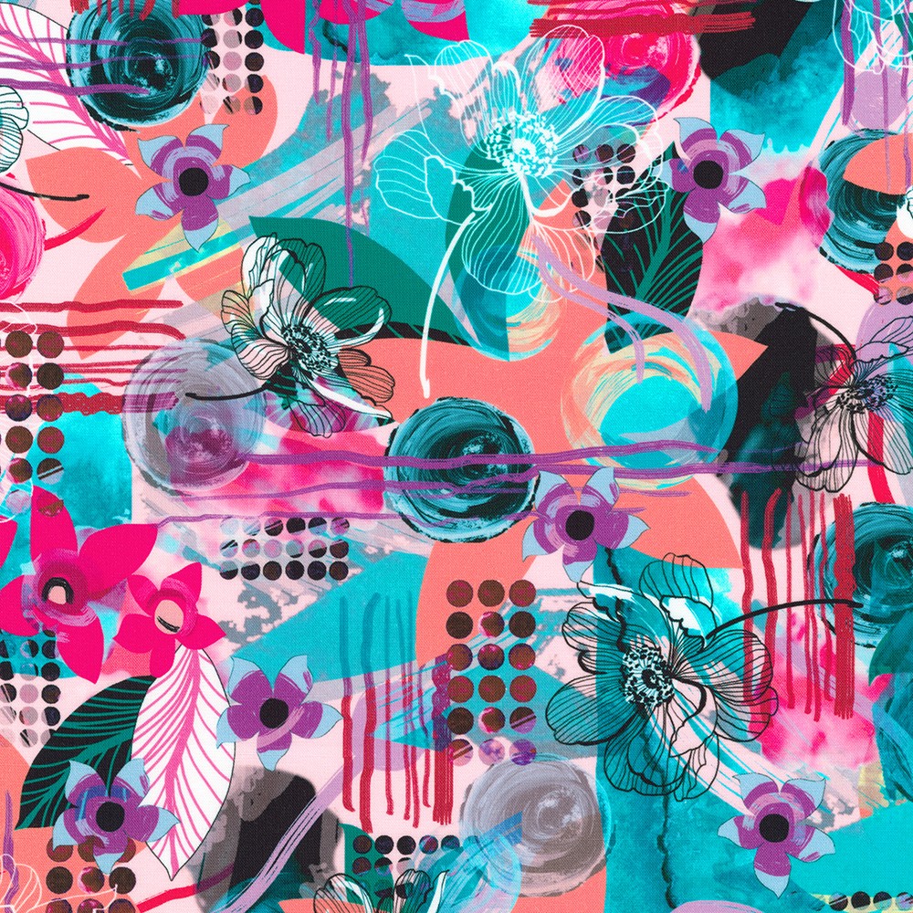 Artful Blooms fabric